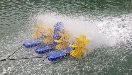 مبدأ تهوية بركة السمك